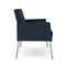 Lesro Mystic Lounge Reception Bariatric Chair, Silver, RF Blueberry Back, MD Ink Seat, RF Blueberry Panels ML1401 - alternate 2